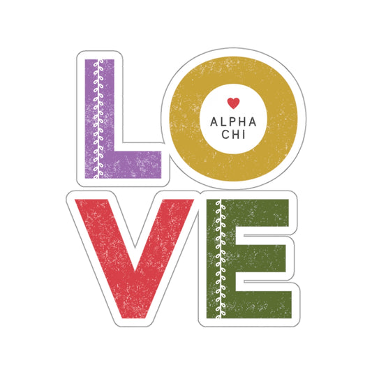 Alpha Chi LOVE Sticker