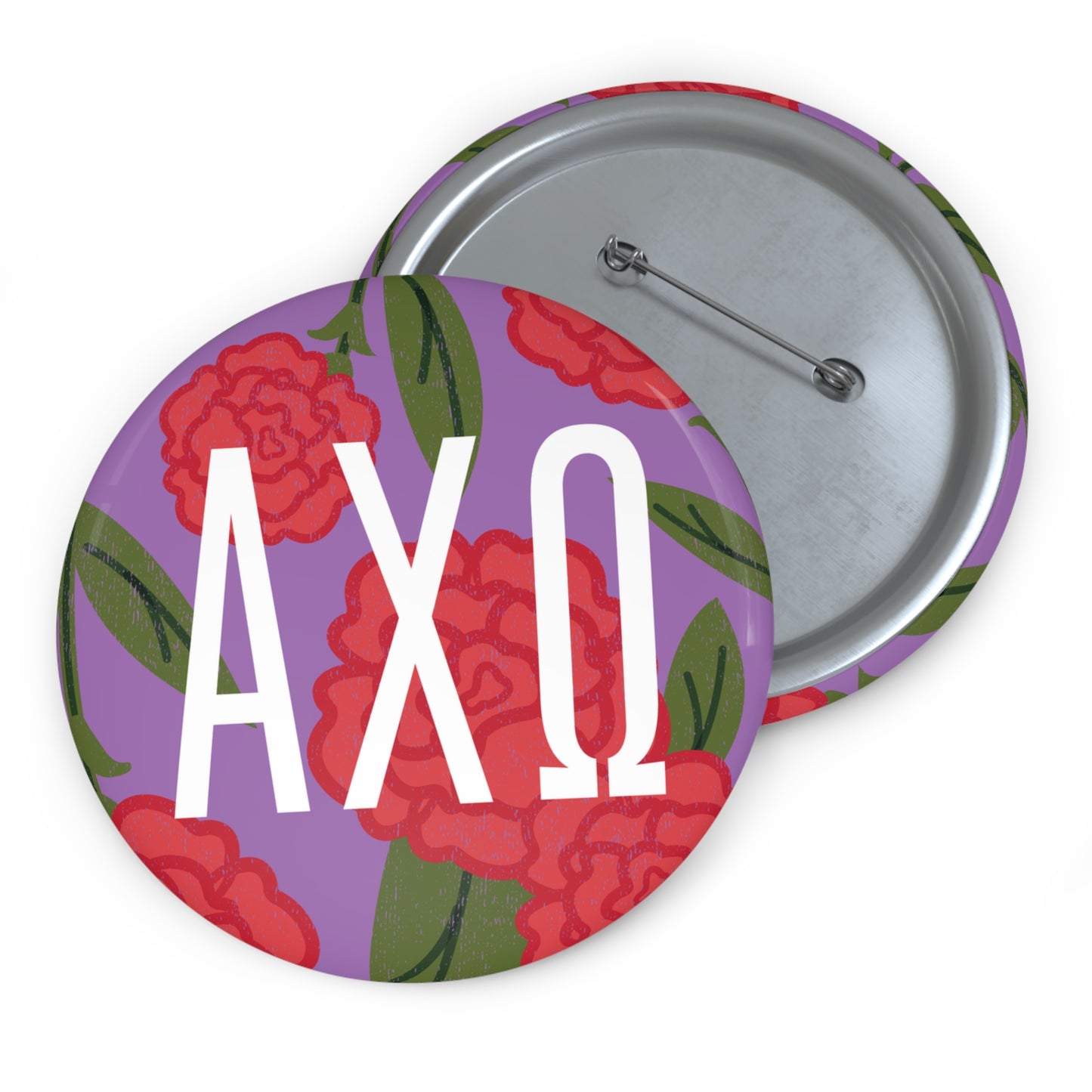 Alpha Chi Omega Flower Button