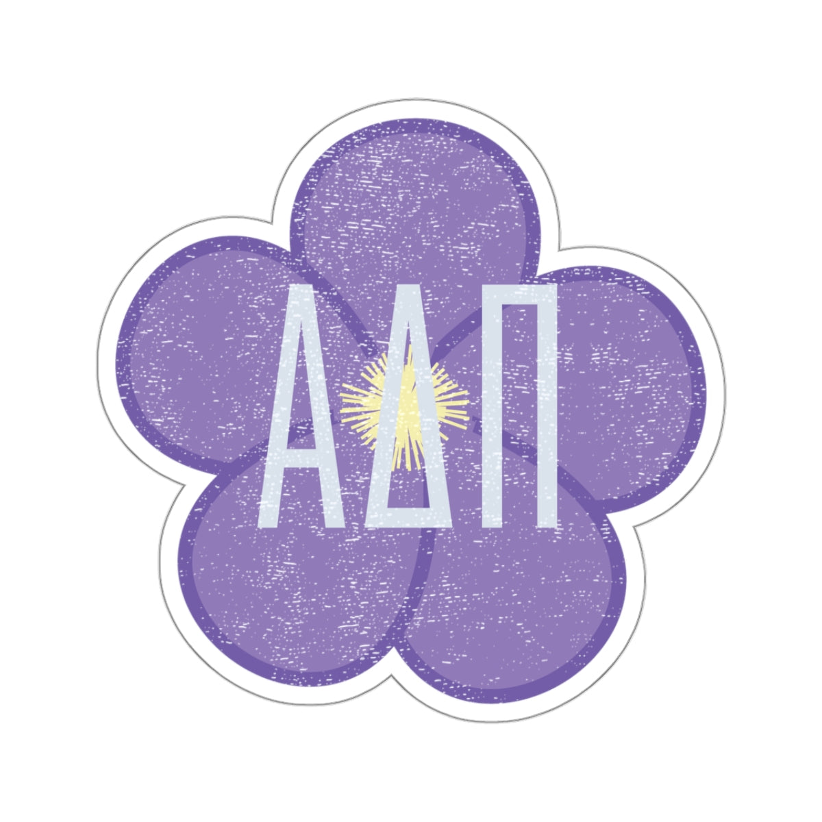 Alpha Delta Pi Flower Sticker