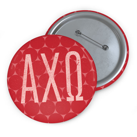 Alpha Chi Omega Dots Button