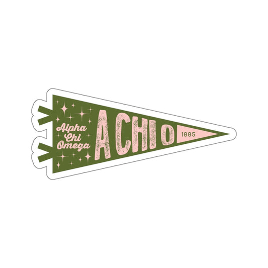 ACHIO Sparkle Pennant Sticker