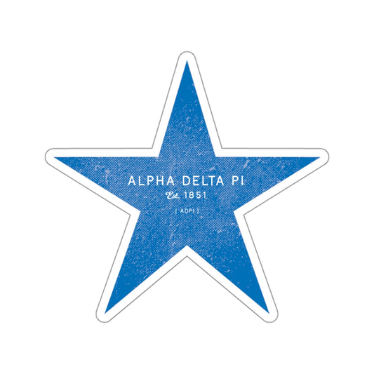 Alpha Delta Pi Star Sticker